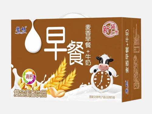 河南麥香早餐+牛奶復合蛋白飲品